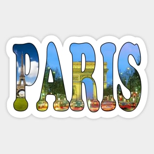 Paris, France Sticker